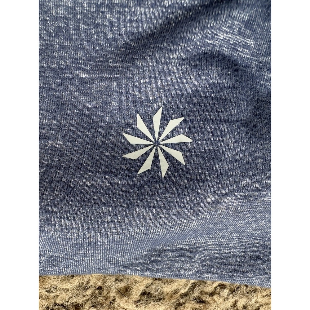 Athleta Women's Blue High-Rise Ankle Leggings with Pockets Stretch Size SP - Picture 6 of 7